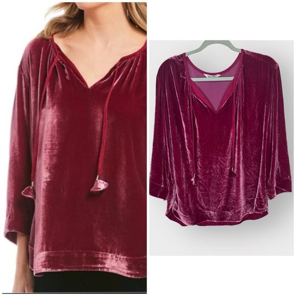 Tommy Bahama Velvet Sands 3/4 sleeve blouse - Picture 1 of 6